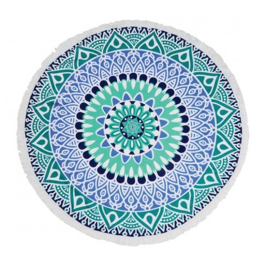Round Beach Towels with Fringe Round Beach Towels with Fringe