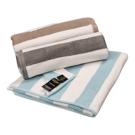 Glodina Hotel Broad Stripe Pool Towel Glodina Hotel Broad Stripe Pool Towel